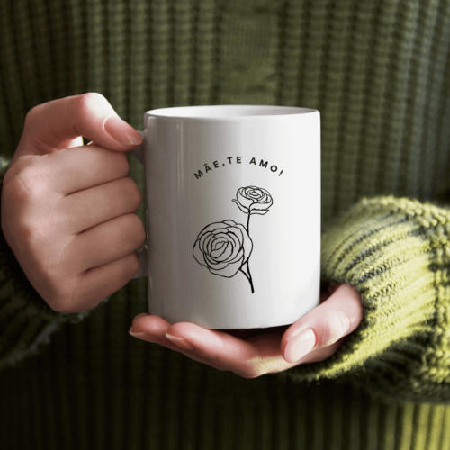 Caneca Dia das Mães - Rosa